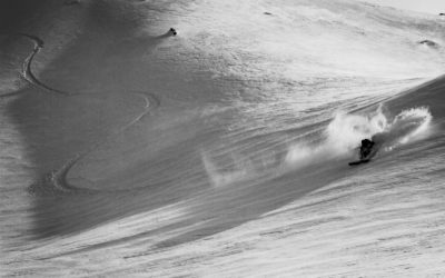 Tom Ritsch powder turn in Davos, Switzerland